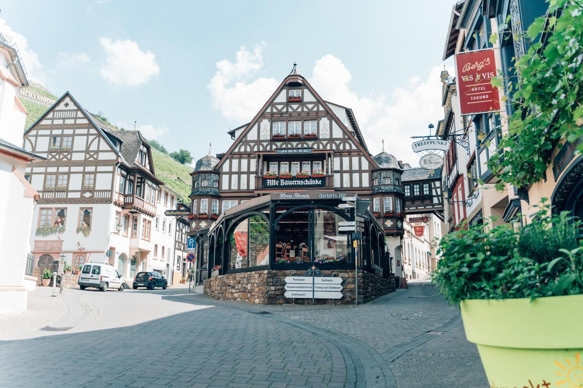 Akzent Hotel Berg'S Alte Bauernschaenke- Wellness Und Wein Ruedesheim am Rhein Ngoại thất bức ảnh